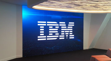 Indoor P3 LED Display Screen for IBM in Dubai, UAE