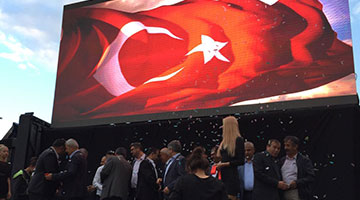 Outdoor P4.81 Moving LED Display Screen In Turkey