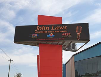 Dotcom led Advertising billboard